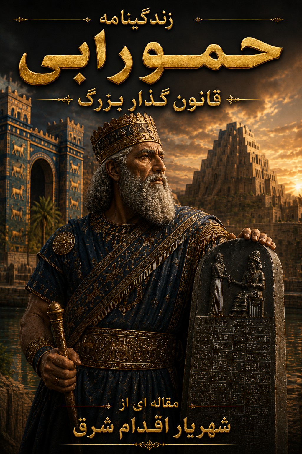 زندگی نامه حمورابی قانونگذار|The Biography of Hammurabi the Lawgiver Farsi